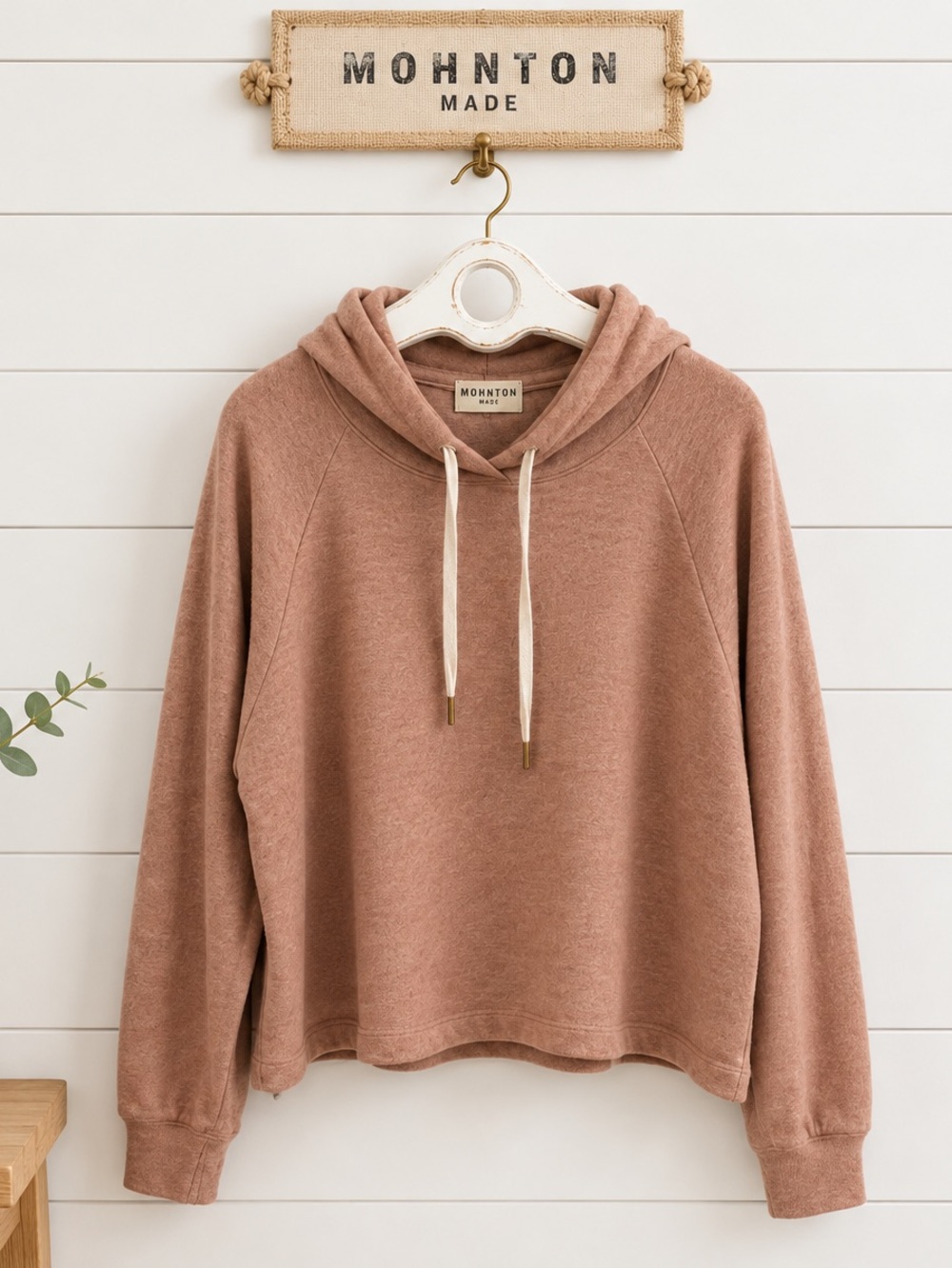 MOHNTON MADE - Terracotta Brown Hooded Sweatshirt (3X)
